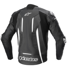 bunda FUSION, ALPINESTARS (čierna/biela/metalická šedá, veľ. 56)_thumb2