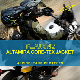 bunda ALTAMIRA GORE-TEX, ALPINESTARS (čierna/svetlá červená, veľ. L)_thumb3