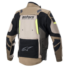 bunda HALO DRYSTAR, ALPINESTARS (khaki/béžová/žltá fluo, veľ. XL)_thumb2