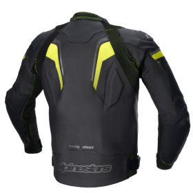 bunda GP PLUS R RIDEKNIT, TECH-AIR 5 kompatibilný, ALPINESTARS (čierna/žltá fluo, veľ. 50)_thumb2