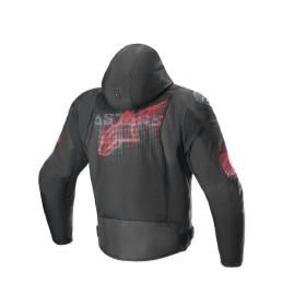 bunda ZACA AIR VENOM WATERPROOF, ALPINESTARS (čierna/červená fluo, veľ. 4XL)_thumb2