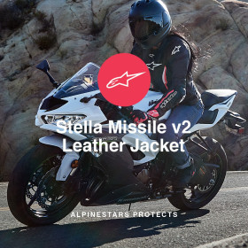 bunda STELLA MISSILE V2, ALPINESTARS, dámska (čierna/ružová, veľ. 42)_thumb4