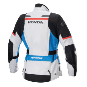 bunda STELLA ANDES DRYSTAR HONDA kolekcia, TECH-AIR 5 kompatibilný, ALPINESTARS (svetlo sivá/čierna/modrá/červená, veľ. M)_thumb2