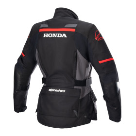 bunda STELLA ANDES DRYSTAR HONDA kolekcia, TECH-AIR 5 kompatibilná, ALPINESTARS (čierna/sivá/červená, veľ. M)_thumb2