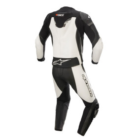 dvojdielna kombinéza GP FORCE, TECH-AIR 5 kompatibilný, ALPINESTARS (čierna/biela, veľ. 52)_thumb2