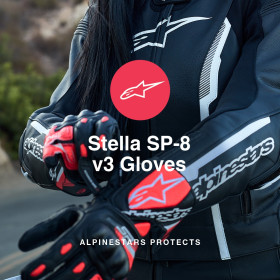 rukavice STELLA SP-8, ALPINESTARS, dámske (čierna/biela/ružová, veľ. XS)_thumb4