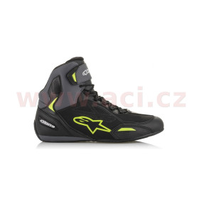 topánky FASTER-3 DRYSTAR, ALPINESTARS (čierne/sivé/žltá fluo, veľ. 38,5)_thumb2