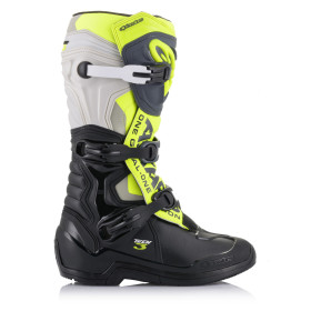 topánky TECH 3, ALPINESTARS (čierna/sivá/žltá fluo, veľ. 39)_thumb2