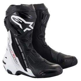 topánky SUPERTECH R VENTED, ALPINESTARS (čierna/biela, veľ. 40)