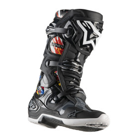 topánky TECH 10 limitovaná edícia RENEN, ALPINESTARS (čierna/sivá/biela/multicolor, veľ. 42)_thumb3