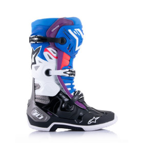 topánky TECH 10 SUPERVENTED, ALPINESTARS, perforované (modrá/fialová/ružová/biela/sivá/čierna, veľ. 40,5)_thumb2