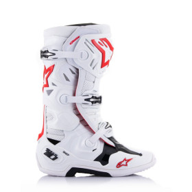 topánky TECH 10 SUPERVENTED, ALPINESTARS, perforované (biela/červená/čierna, veľ. 42)_thumb2