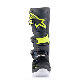 topánky TECH 7, ALPINESTARS (čierna/biela/žltá fluo/tmavo modrá, veľ. 39)_thumb3