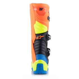 topánky TECH 5, ALPINESTARS (oranžová fluo/žltá fluo/modrá/čierna, veľ. 38)_thumb4