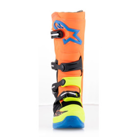 topánky TECH 5, ALPINESTARS (oranžová fluo/žltá fluo/modrá/čierna, veľ. 39)_thumb3