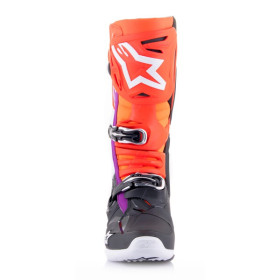 topánky TECH 10, ALPINESTARS (oranžová/žltá/fialová/biela/čierna, veľ. 47)_thumb3