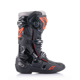 topánky TECH 10, ALPINESTARS (čierna/červená fluo/sivá, veľ. 40,5)_thumb2