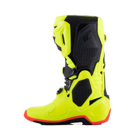 topánky TECH 10, ALPINESTARS (žltá fluo/čierna/červená fluo, veľ. 40,5)_thumb3