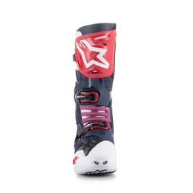 topánky TECH 10 SUPERVENTED, ALPINESTARS, perforované (tmavo modrá/biela/červená/fialová, veľ. 42)_thumb3