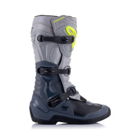 topánky TECH 3, ALPINESTARS (svetlo šedá/šedá/čierna/žltá fluo, veľ. 39)_thumb2