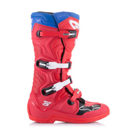 topánky TECH 5, ALPINESTARS (červená/modrá/biela/čierna, veľ. 44,5)_thumb2