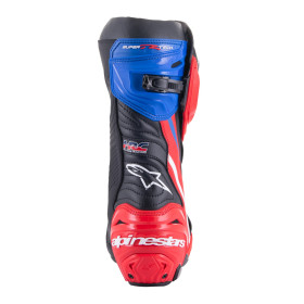 topánky SUPERTECH R HONDA kolekcia, ALPINESTARS (čierna/červená fluo/modrá/biela, veľ. 40)_thumb4