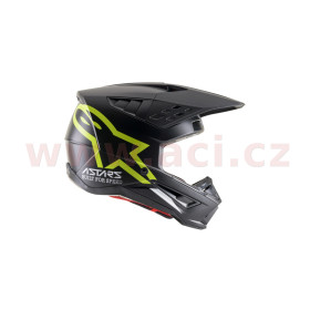 prilba S-M5 COMPASS HELMET ECE, ALPINESTARS (matná černá/žlutá fluo, veľ. L)_thumb4