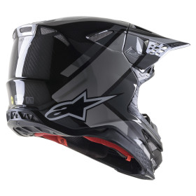 prilba SUPERTECH S-M10 CARBON META2, ALPINESTARS (čierna/sivá lesklá, veľ. L)_thumb2