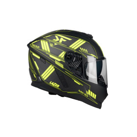 prilba RAFALE EVO MM ROADTECH, LAZER (čierna-fluo žltá-matná, veľ. 2XL)_thumb4