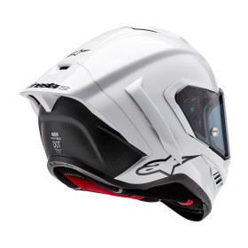 prilba SUPERTECH R10 SOLID, ALPINESTARS (biela/matný karbón, veľ. XL)_thumb4