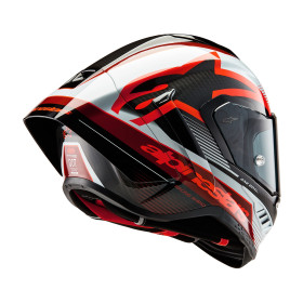 prilba SUPERTECH R10 TEAM, ALPINESTARS (karbón/červená/biela, veľ. L)_thumb4