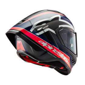prilba SUPERTECH R10 TEAM, ALPINESTARS (matný karbón/červená fluo/modrá/biela, veľ. S)_thumb4