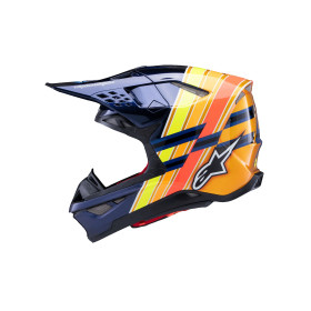 prilba SUPERTECH S-M10 edícia TROY LEE DESIGNS, ALPINESTARS (modrá perleť/oranžová fluo/žltá/červená, veľ. L)_thumb2