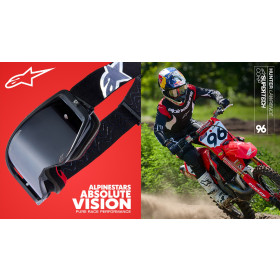 okuliare SUPERTECH CORP ROLL-OFF WIDE VISION, ALPINESTARS (čierna/sivá, číre plexi a roll-off systém) 2025_thumb4