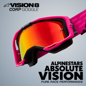 okuliare VISION 8 CORP, ALPINESTARS (fialová, zrkadlové modré plexi) 2025_thumb3