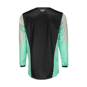 dres KINETIC JET, FLY RACING - USA 2023 (čierna/mäta/sivá, veľ. 2XL)_thumb2