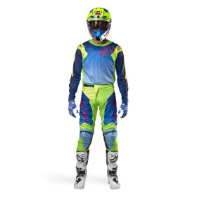 dres RACER HOEN, ALPINESTARS (žltá fluo/modrá/červená, veľ. M)_thumb3