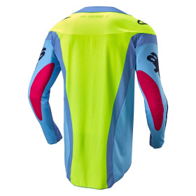 dres TECHSTAR OCURI, ALPINESTARS (svetlo modrá/žltá fluo/červená, veľ. L)_thumb2