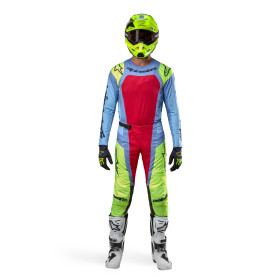 dres TECHSTAR OCURI, ALPINESTARS (svetlo modrá/žltá fluo/červená, veľ. L)_thumb3