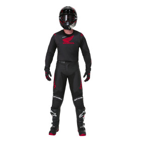 dres RACER ICONIC HONDA kolekcia, ALPINESTARS (čierna/červená, veľ. S)_thumb4