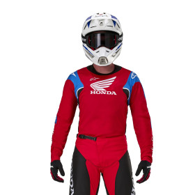 dres RACER ICONIC HONDA kolekcia, ALPINESTARS (červená/čierna/modrá/biela, veľ. S)_thumb3