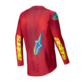 dres SUPERTECH MAKER, ALPINESTARS (červená/žltá fluo, veľ. M)_thumb2