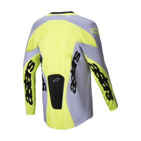 dres RACER VEIL, ALPINESTARS (šedá/žltá fluo, veľ. S)_thumb2