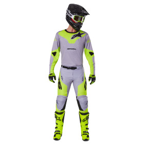 dres RACER VEIL, ALPINESTARS (šedá/žltá fluo, veľ. S)_thumb3