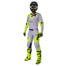 dres RACER VEIL, ALPINESTARS (šedá/žltá fluo, veľ. S)_thumb4