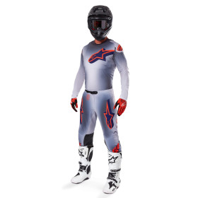 dres SUPERTECH LIPAN, ALPINESTARS (sivá/oranžová fluo, veľ. L)_thumb4