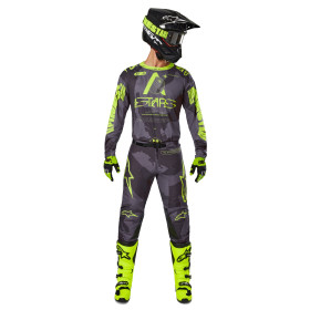 dres RACER HOLLOW, ALPINESTARS (tmavá camo/žltá fluo, veľ. L)_thumb3