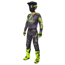 dres RACER HOLLOW, ALPINESTARS (tmavá camo/žltá fluo, veľ. L)_thumb4