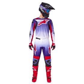 dres FLUID WURX, ALPINESTARS (fialová/červená, veľ. L)_thumb3