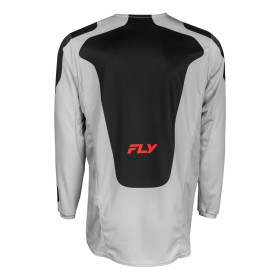 dres KNETIC SYM, FLY RACING - USA 2025 (šedá/červená/čierna, veľ. XL)_thumb2